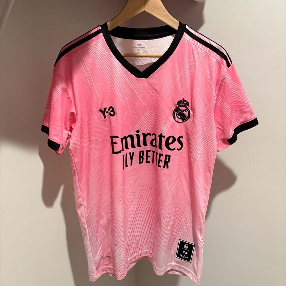 Y-3 Adidas Real Madrid 120th Anniversary 2021-2022 Jersey Men's Size M Pink
